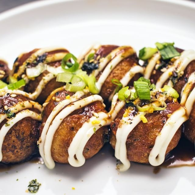 Takoyaki.